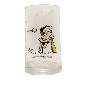 1981 Arby's BC Ice Age Comic Collector Glass Baseball Wiley Johnny Hart